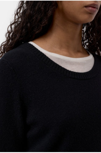 Pull col évasé