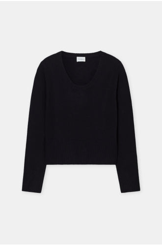 Pull col évasé