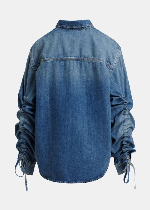 Chemise en denim bleue Juzy
