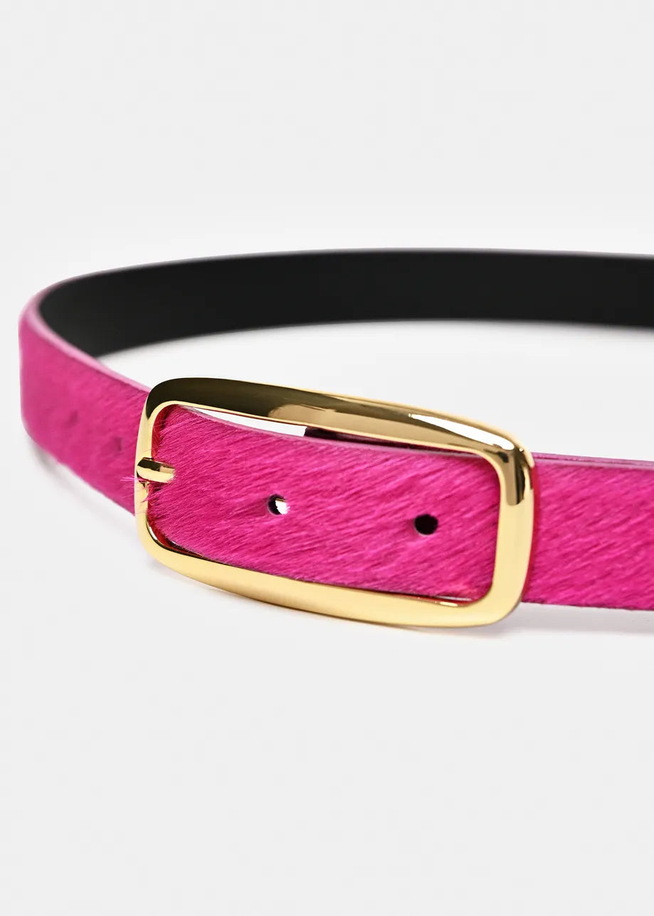 Ceinture en cuir texturé