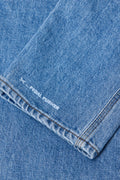 jean pedal pusher midblue closed femme denim taille haute face