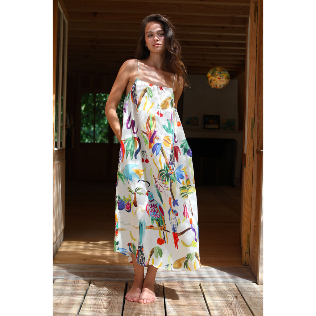 Robe Poppy Perruches