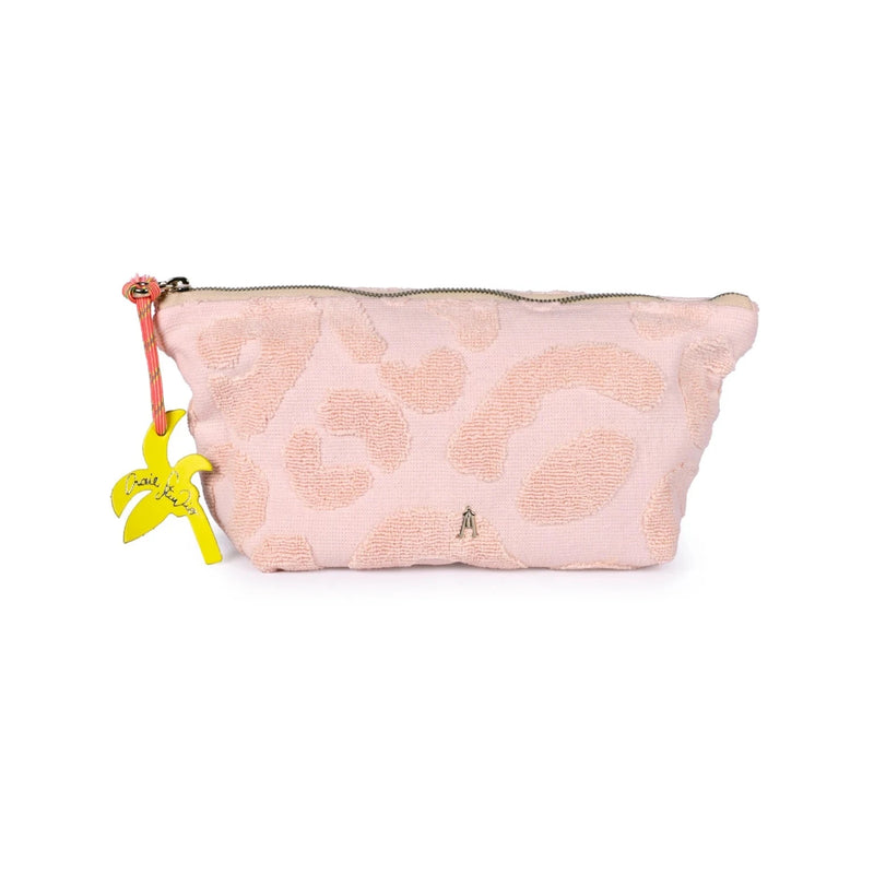 pochette craie studio sable fruits peche tissu eponge coton trousse ete