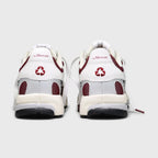 sneakers Mercer Re Run White Silver vue arrière logo Mercer recyclé