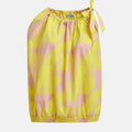 top asymetrique essential antwerp Jaylah rose jaune blouse sans manches coton